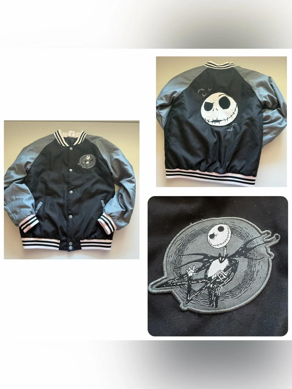 Disney Nightmare Before Christmas varsity jacket kids